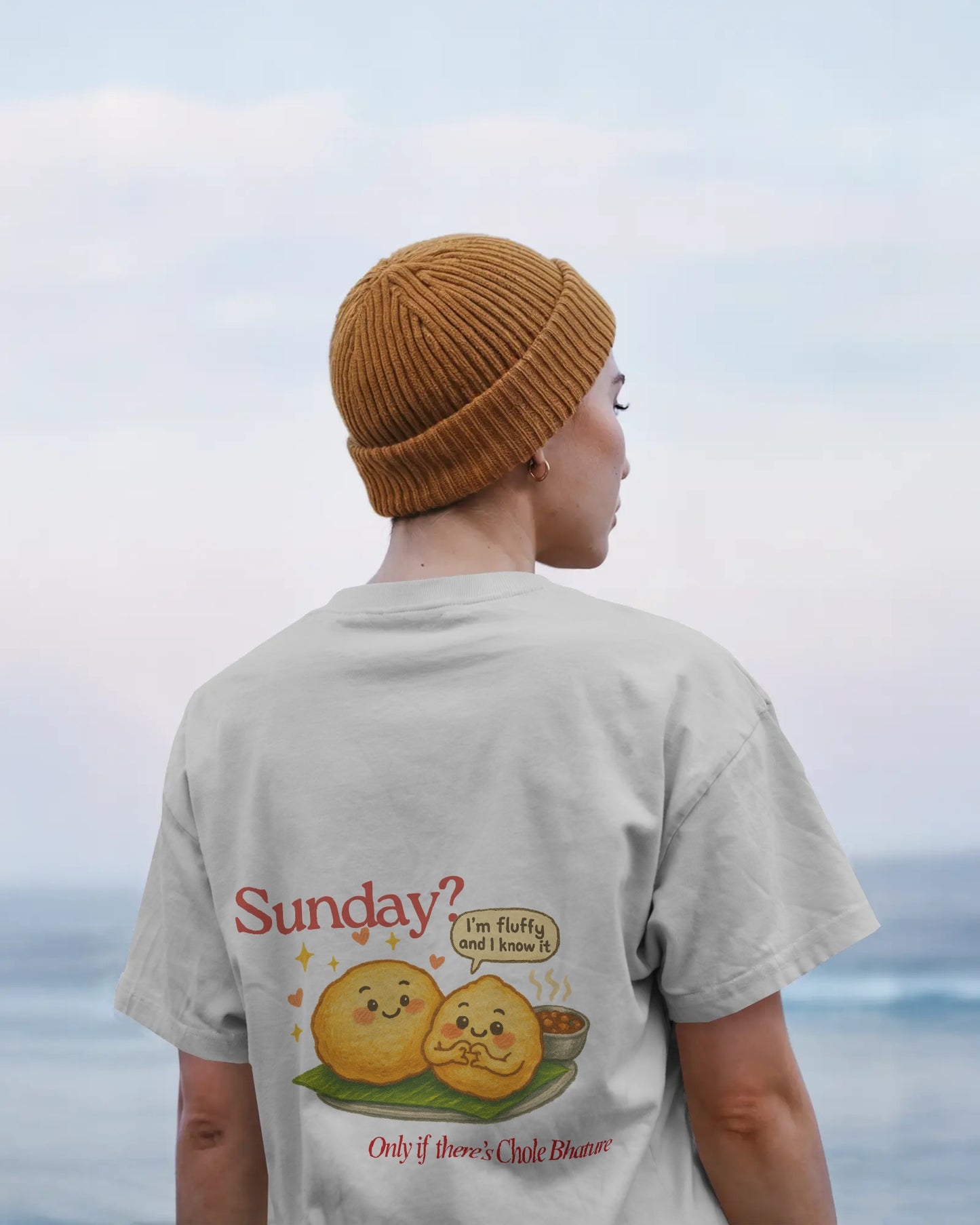 Bhature Sundays | Unisex Oversized Classic T-Shirt