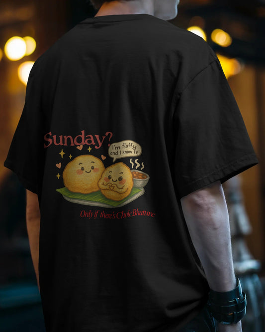 Bhature Sundays | Unisex Oversized Classic T-Shirt